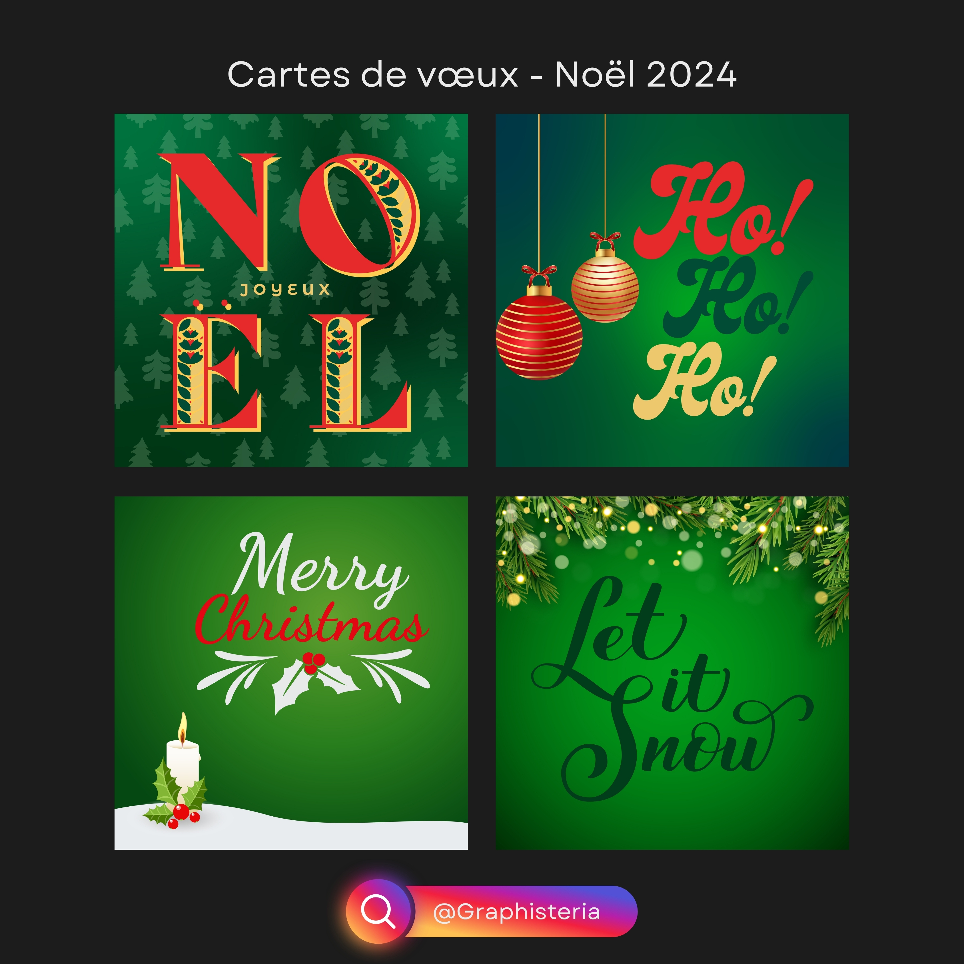 Cartes de vœux Noël 24 - 2